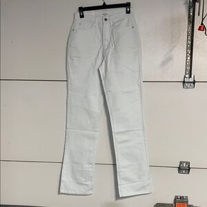 WEWOREWHAT NEW WITH TAGS WHITE KICK FLARE JEAN 26